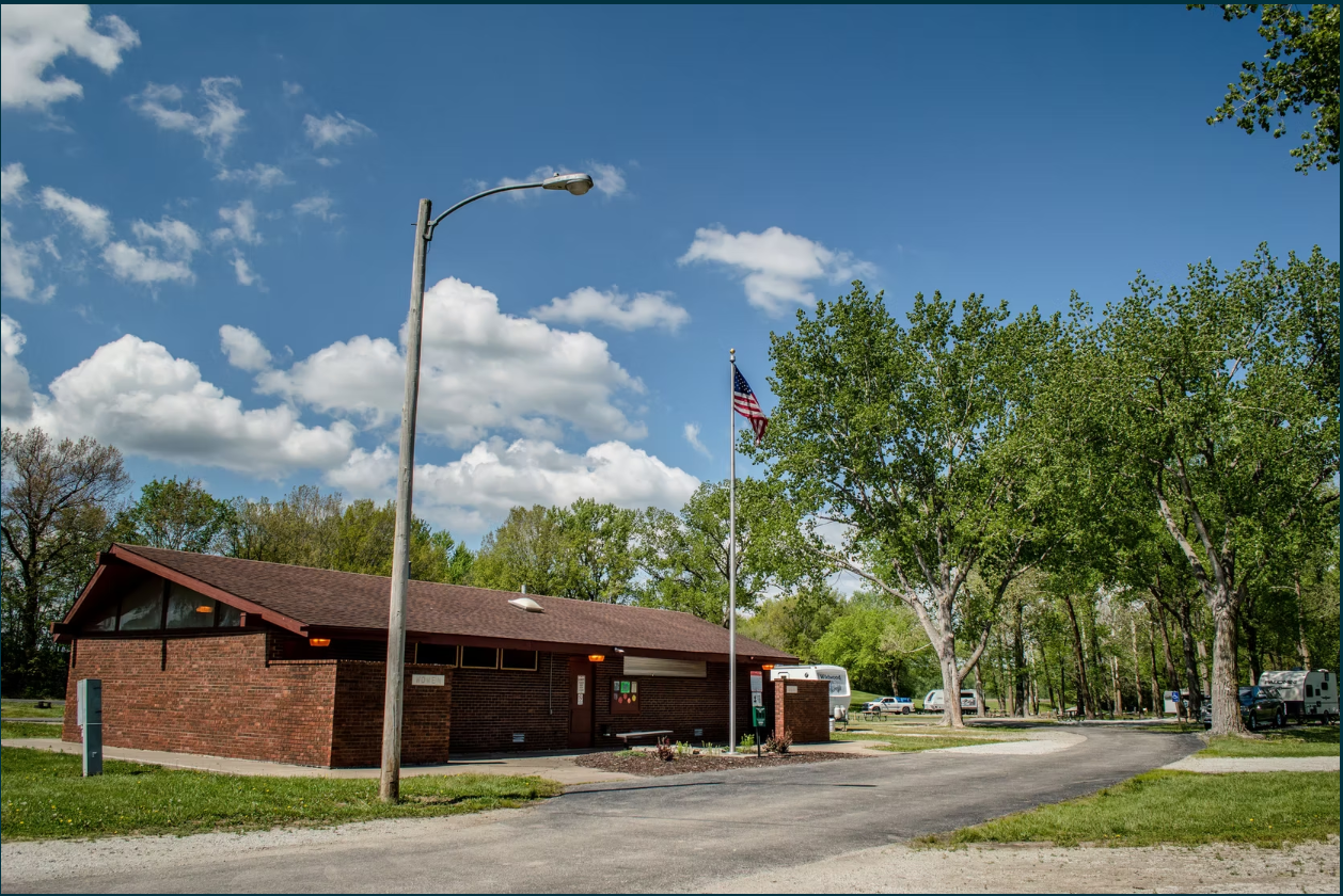 greenery and a clear sky